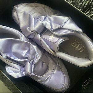 Puma Women's Satin Bow Sneakers - Light Purple